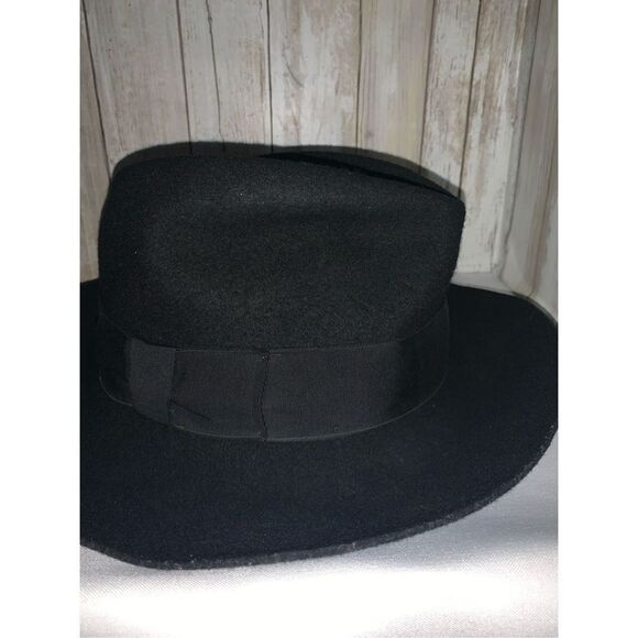 TM DC Comics 1964 Black Wool Felt Fedora Hat Batman Adult Medium - Picture 2 of 12
